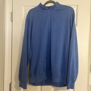 Donald Ross Moselem Springs Golf Course Quarter Zip Blue XL